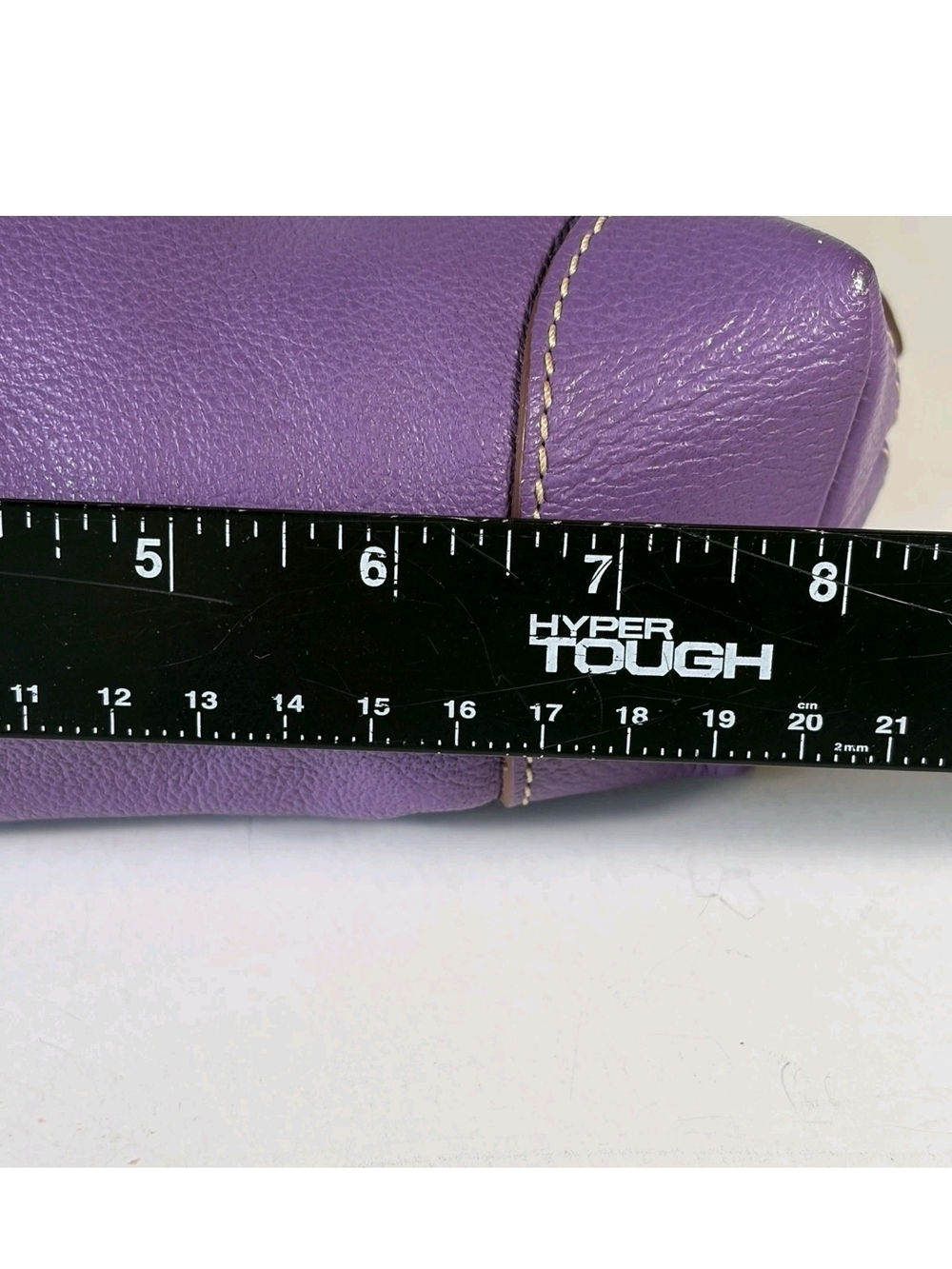 Dooney & Bourke Purple Leather Crossbody Bag - Picture 15 of 16